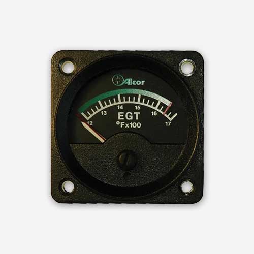 46162 Alcor EGT Dual Gauge 2 1/4" True Temp Meter (Type K) with Green Arc | McFarlane Aviation