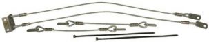 3344-18 Safety Cables, Safety, 3 Ext Gear PA-18, Piper PA-18, F. Atlee Dodge 334418