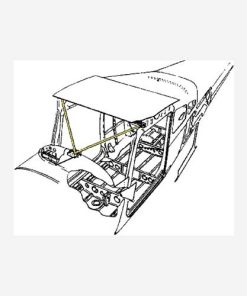AD0513003-19 Cessna 180, 185 Aircraft Brace Assembly, F. Atlee Dodge | McFarlane Aviation AD051300319