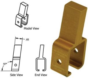 MC1414104-41 Cessna Seat Roller Housing, FAA-PMA, McFarlane MC141410441