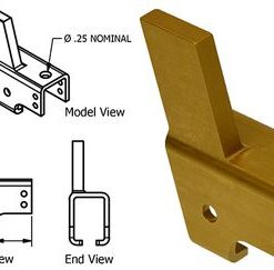 MC1414104-65 Cessna Seat Roller Housing, FAA-PMA, McFarlane MC141410465
