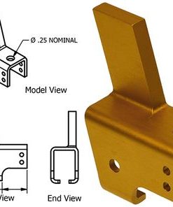 MC1414104-67 Cessna Seat Roller Housing, FAA-PMA, McFarlane MC141410467