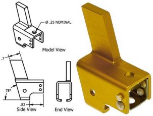 MC1414104-67B Cessna Seat Roller Housing Assembly, FAA-PMA, McFarlane MC141410467B