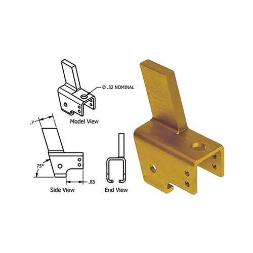MC1414104-71 Seat Roller Housing for Cessna Aircraft | McFarlane Aviation MC141410471