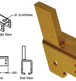 MC1414104-72 Cessna Seat Roller Housing, FAA-PMA, McFarlane MC141410472