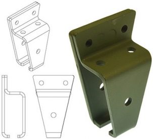 MC1714000-33 Cessna Seat Roller Housing, FAA-PMA, McFarlane MC171400033