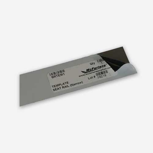SRTEM1 Seat Rail Template (Narrow) for Cessna Aircraft | McFarlane Aviation