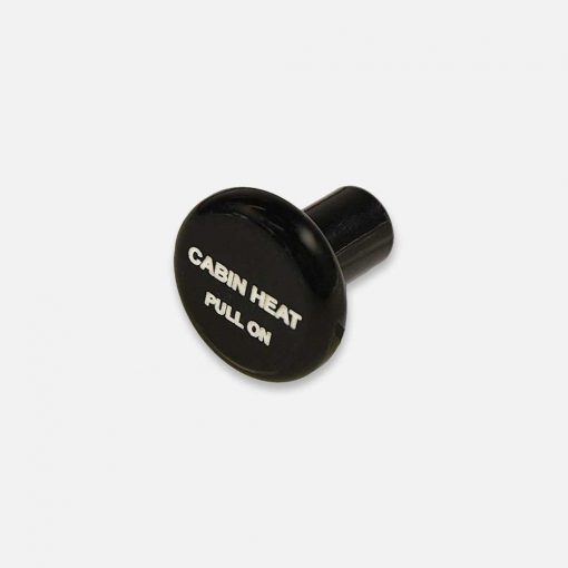 6277BH Cabin Heat Control Knob, Round, Black, McFarlane Replacement