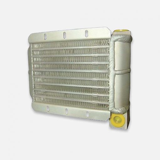 8001694 Oil Cooler, 8 Dual Pass 6" Long Core High Efficiency, Stewart Warner (Meggitt) FAA-PMA Direct Replacement, Beechcraft 24, Mooney M20, AERO-Classics HE Series