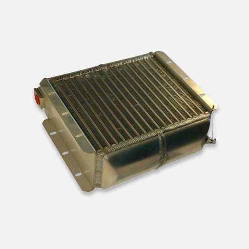 8001713 Oil Cooler, 16 Row Dual Pass 7" Long Core High Efficiency, Stewart Warner (Meggitt) FAA-PMA Direct Replacement, Cessna 206, AERO-Classics HE Series