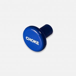 6277LC Choke Control Knob Round Blue Replacement