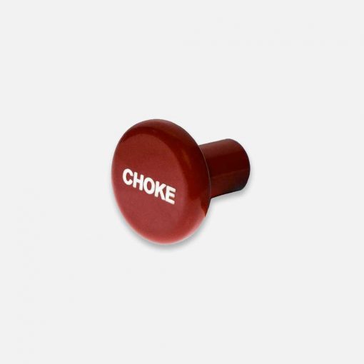 6277RC Choke Control Knob Round Red Replacement