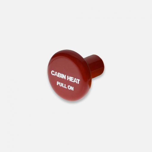 6277RH Cabin Heat Control Knob Round Red McFarlane Replacement