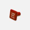 6489RB Carb Heat Control Knob Square Red McFarlane Replacement