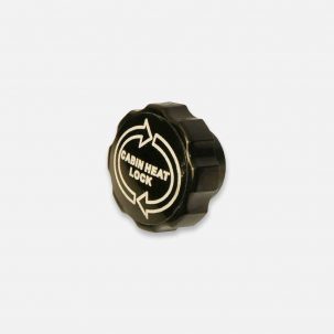 6661 Cabin Heat Lock Control Knob Fluted Turn-to-Lock McFarlane Replacement