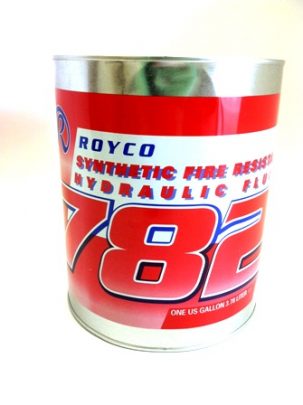 782-1GAL Royco 782 Synthetic Fire Resistant Hydraulic Fluid. MIL-PRF-83282, 1 Gallon