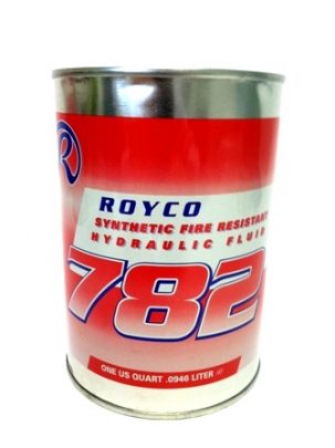 782-1QT Royco 782 Synthetic Fire Resistant Hydraulic Fluid. MIL-PRF-83282, 1 Quart