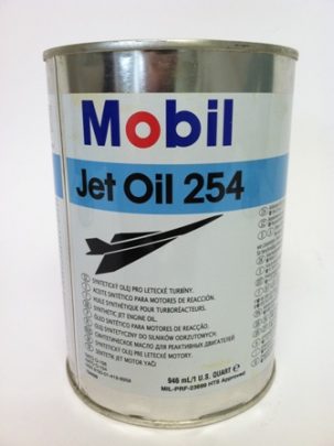 MOBILJET254-CASE24 Mobil Jet 254, MIL-PRF-23699, (Case of 24 Quarts)