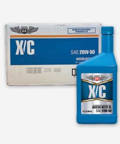 Phillips 66 SAE 20W-50 X/C Aviation Motor Oil (Case of 12 Quarts) XC