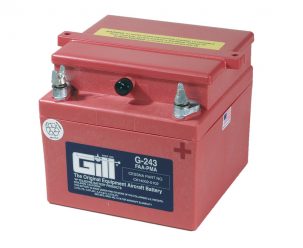G-243 GILL G-243 BATTERY WITH ACID