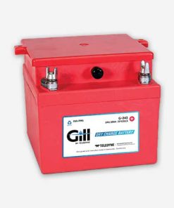 G-243 Teledyne Gill Dry Charged Aircraft Battery 24 Volt