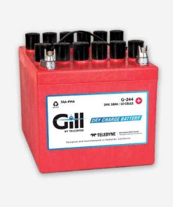 G-244 GILL Teledyne Gill Dry Charged Aircraft Battery 24 Volt