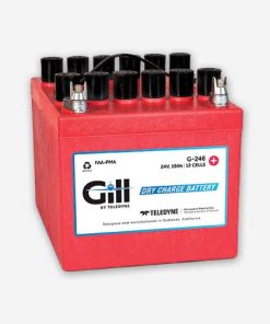 G-246 Teledyne Gill Dry Charged Aircraft Battery 24 Volt