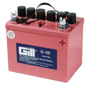GILL G-25 BATTERY WITH ACID, 12 Volt