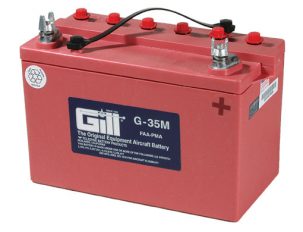 GILL G-35M BATTERY WITH ACID, 12 Volt