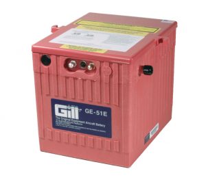 GILL GE-51E BATTERY WITH ACID, 24 Volt