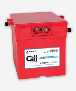 GE-51E Teledyne Gill Dry Charged Aircraft Battery 24 Volt