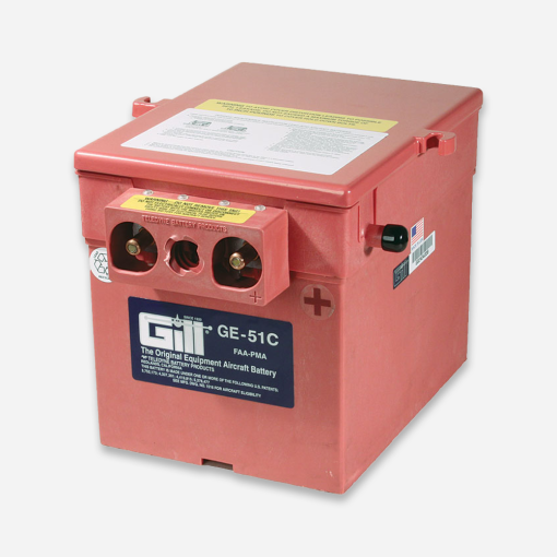 GILL GE-51C GE51C BATTERY WITH ACID