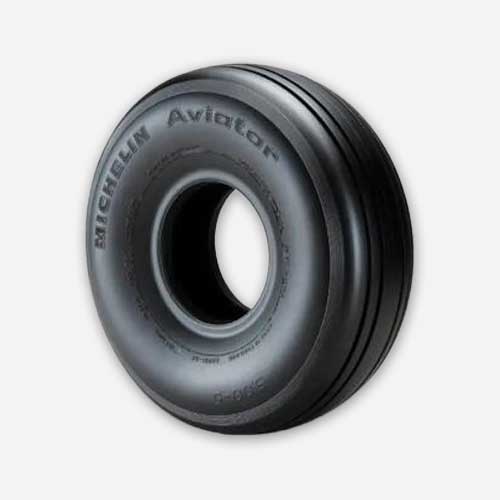 028-619-0 Michelin Aviator Aircraft Bias Tire | 20x4.4, 8 Ply, TL (Tubeless) Pilatus PC9 Main Landing Gear Tire 0286190