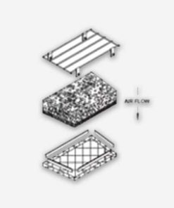 BA-8605 Brackett Aero Filters Aircraft Air Filter Element