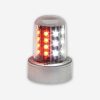 01-0790520-15 Red/White Split LED Aircraft Flashing Beacon/Anti-Collision Light (28 Volt) | Whelen Aerospace Technologies 90520 Series | McFarlane Aviation 01079052015