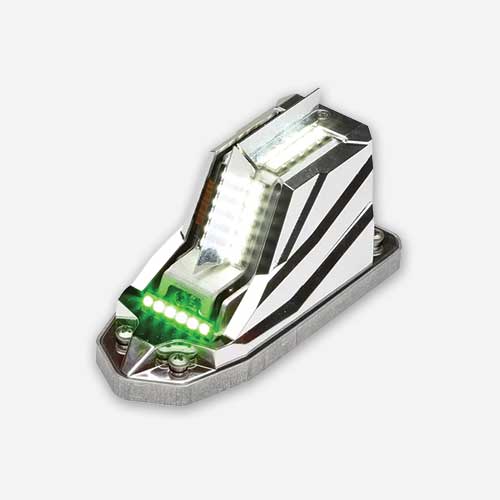 01-0790613-91 Green LED Aircraft Embedded Forward Navigation/Anti-Collision Light (14 Volt) | Whelen Aerospace Technologies 650E Series | McFarlane Aviation 01079061391