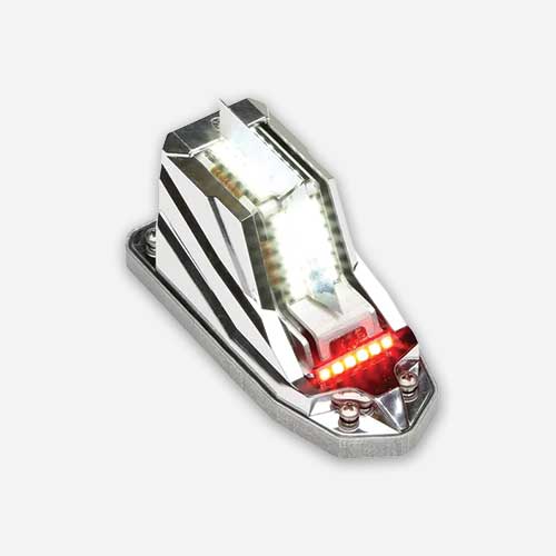 01-0790701-02 Red LED Aircraft Embedded Forward Navigation/Anti-Collision Light (14 Volt) | Whelen Aerospace Technologies 650E Series | McFarlane Aviation 01079070102