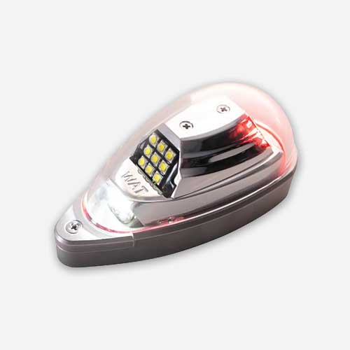 01-0790877-12 Red Forward Navigation/Tail Position/Anti-Collision Aircraft Wing Tip Light (28 Volts) | Whelen Aerospace Technologies ORION 660 Series | McFarlane Aviation 01079087712