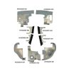 AA5A-BRCS Complete Aircraft Engine Baffle Kit (Bare Aluminum, Premium Cowl Saver Seals) | Airforms Inc., McFarlane Aviation AA5ABRCS