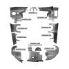 AA5B-BRCS Complete Grumman Aircraft Engine Baffle Kit (Bare Aluminum, Premium Cowl Saver Seals) | Airforms Inc., McFarlane Aviation AA5BBRCS