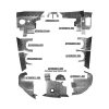 AA5B-PCCS Complete Grumman Aircraft Engine Baffle Kit (Powder Coat, Premium Cowl Saver Seals) | Airforms Inc., McFarlane Aviation AA5BPCCS