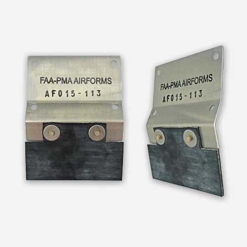 AF015-113-BRBK LH Front Aircraft Engine Baffle, Bare Black Seal | Airforms Inc. | McFarlane Aviation AF015113BRBKLH