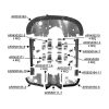 C170B172-BRCS Complete Cessna 170B/172 Aircraft Engine Baffle Kit, Bare Aluminum with Premium Cowl Saver Seals | Airforms Inc. | McFarlane Aviation C170B172BRCS