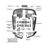 C206-64715-PKGI-PCBK Complete Cessna 206/U206 Aircraft Engine Baffle Kit, Powder Coat with Black Standard Seals | Airforms Inc. | McFarlane Aviation C20664715PKGIPCBK