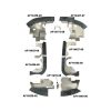 PA18150-PCBL Complete Piper PA-18-150 Aircraft Engine Baffle Kit, Powder Coat with Blue Standard Seals | Airforms Inc. | McFarlane Aviation PA18150PCBL