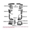 PA28140-71577PCOR Complete Piper PA-28-140 Aircraft Engine Baffle Kit, Powder Coat with Orange Standard Seals | Airforms Inc. | McFarlane Aviation PA2814071577PCOR