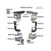 PA28181-2BROR Complete Piper PA-28-181 Aircraft Engine Baffle Kit, Bare Aluminum with Orange Standard Seals | Airforms Inc. | McFarlane Aviation PA281812BROR