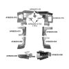 PA44180-BRBK Complete Piper PA-44-180 Aircraft Engine Baffle Kit, Bare Aluminum with Black Standard Seals | Airforms Inc. | McFarlane Aviation PA44180BRBK