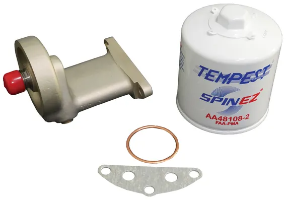 TAF-L Oil Filter Adapter For Four Cylinder Continental Engines | Aero Accessories, Inc. / Tempest
