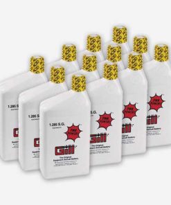 12 Quarts (Six 2-Quart Packs) Teledyne Gill Battery Acid Case